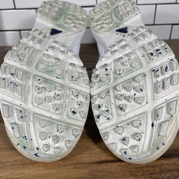 adidas adipure Sport 2 Womens Size 8.5 Golf Shoes White Blue Spikeless Sneakers - Picture 8 of 13